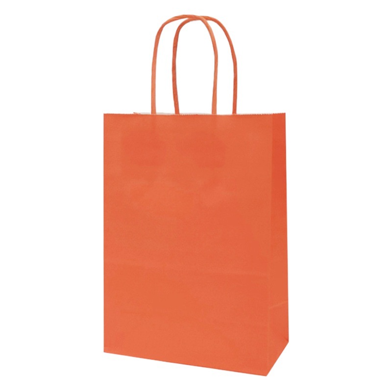 In stock color portable Kraft paper bag small gift bag storage birthday gift paper bag wedding gift bag wholesale