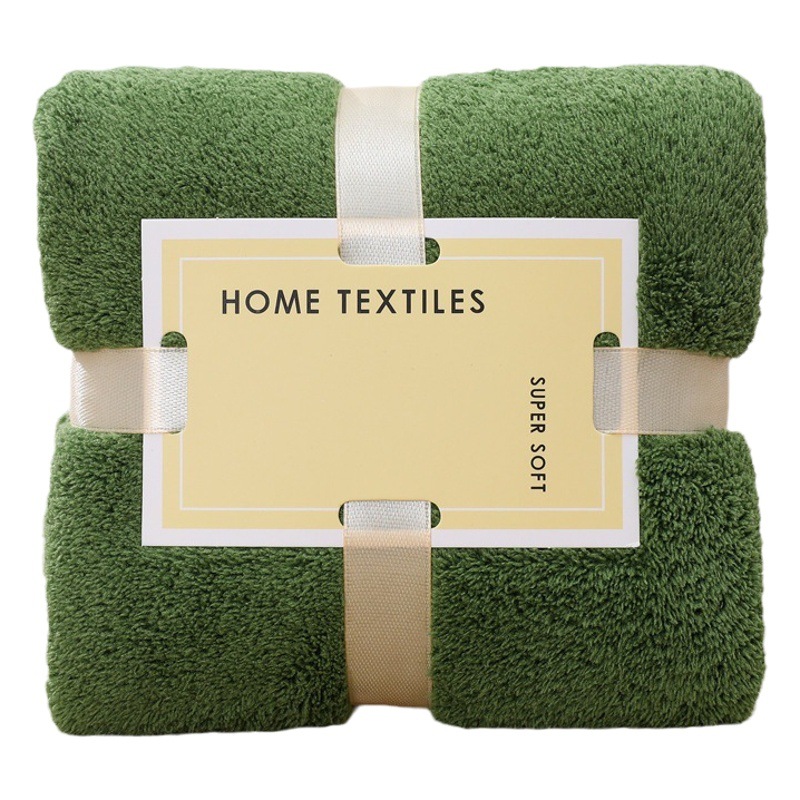Pineapple edging household coral fleece face towel long staple cotton wedding gift jacquard face towel gift wholesale