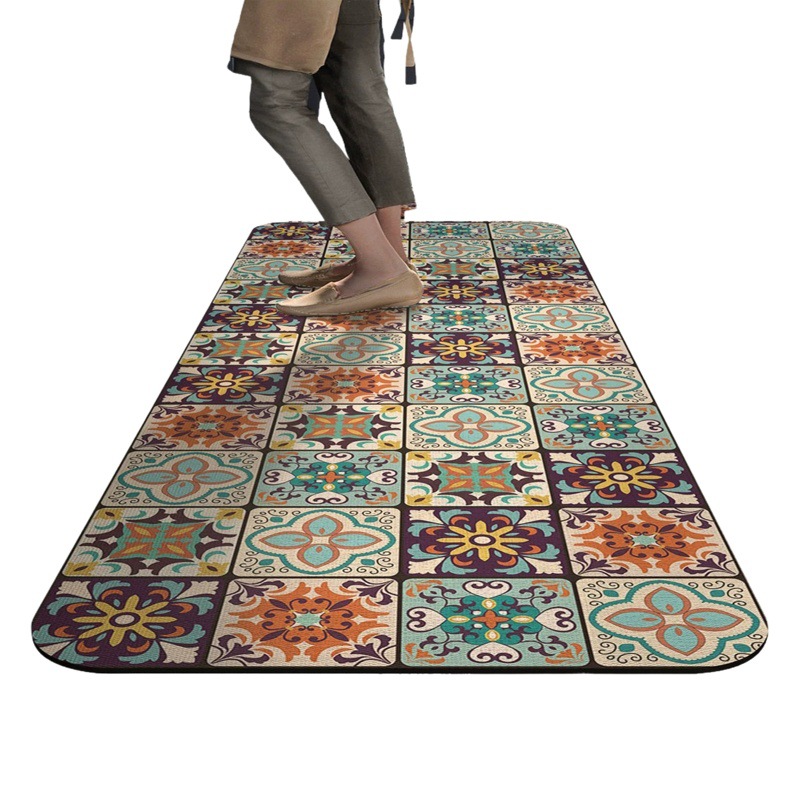 Kitchen Special Diatom Mud Mat Waterproof and Oil-proof Wipe-free Foot Mat Water Absorption and Oil Absorption Non-slip Cleaning-free Carpet