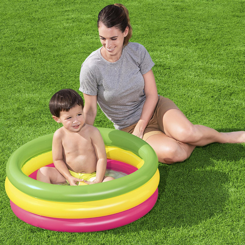 Picture of Bestway children inflatable swimming pool PVC thickened baby swimming bucket adult family bath pool