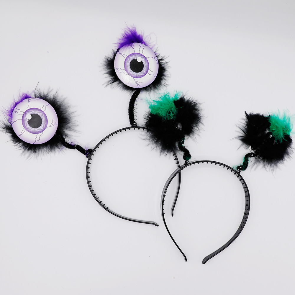 Picture of Big Eyes Halloween Hairband Party Exaggerated Decoration Spring Ghost Festival Masquerade Horror Atmosphere Props Cross Border
