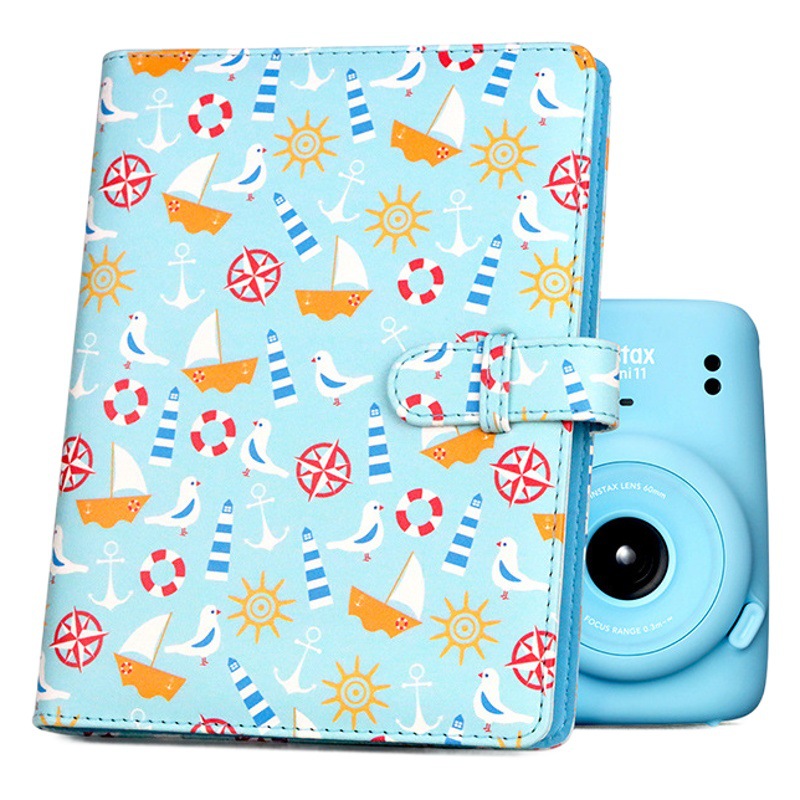 Polaroid 3 "128 PU Album Magic Color Card Book Business Card Book Mini Digital Photo Storage Memoirs