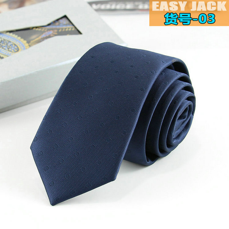 Picture of Men's tie Korean narrow fashion Wedding groom best man casual tie 6cm business professional collar fittest wholesale