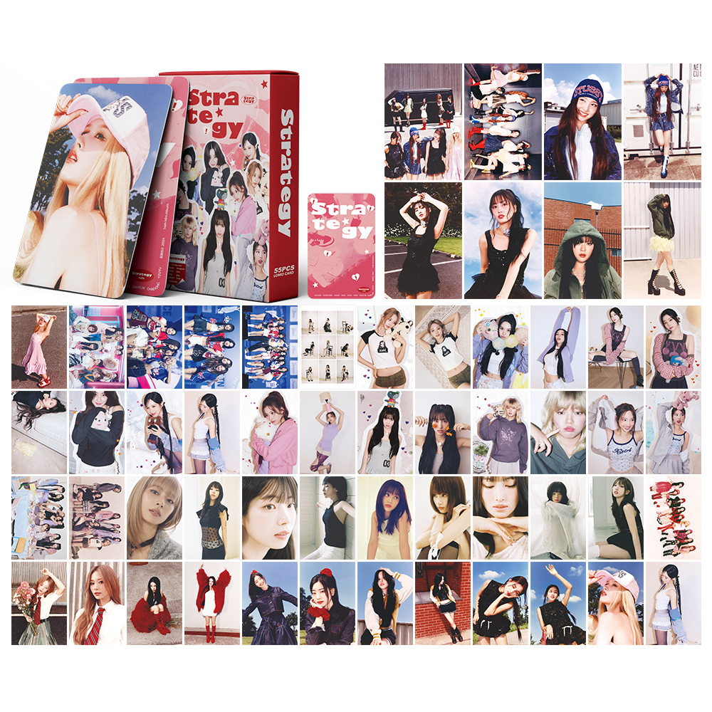 in stock 55 TWICE Cards STRATEGY Album Cards Park Zhixiao Lin Na Lian Yu Dingyan KPOP Should Aid