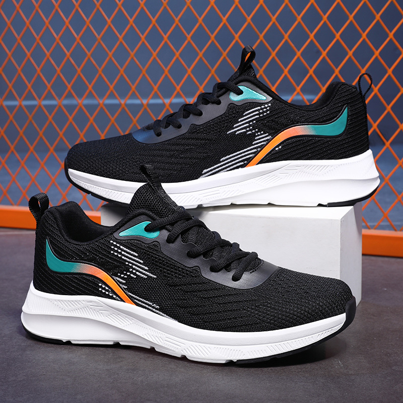 Junior High School Student Sports Shoes Men's Running Shock-Absorbing Lightweight Soft-Soled Ultra-Light Boys' Running Shoes Junior High School Entrance Examination Sports Shoes