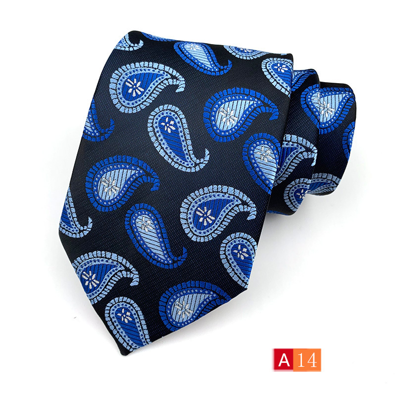 Picture of Source Factory Hot Jacquard Fabric Tie Men's Dress Business Suit Accessories Tie Wholesale