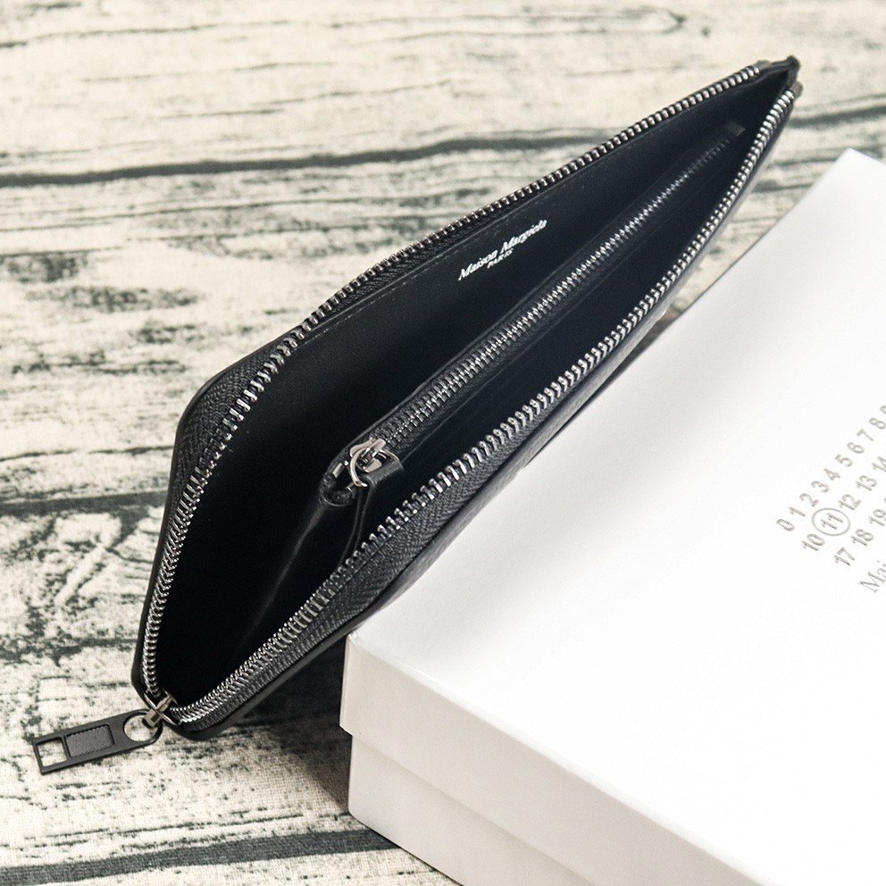 Men's Wallet 2025 Casual First Layer Cowhide Zipper Long Horizontal Envelope Bag New Clutch Bag