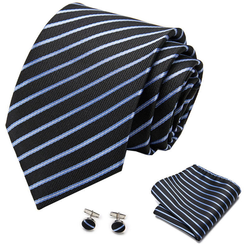 Picture of New Tie in Stock Cross-Border Hot Selling Tie Manufacturer Business Men's Formal Tie Set Ready-Made Fashion Accessories