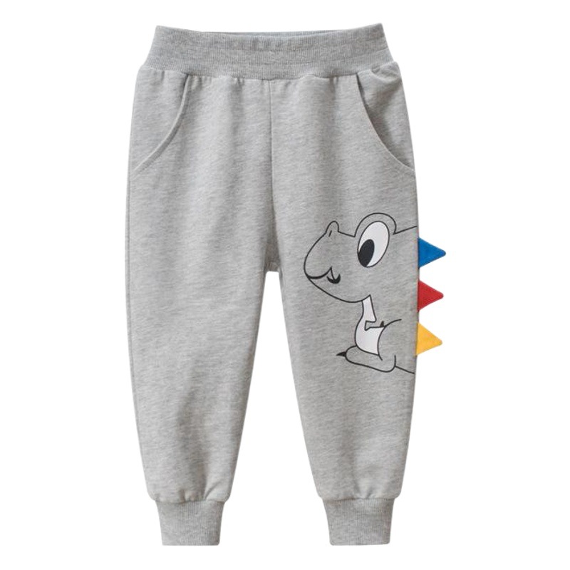Picture of 27kids Korean version of children's clothing spring new 2024 children's pants wholesale boys sports pants dinosaur a generation of hair