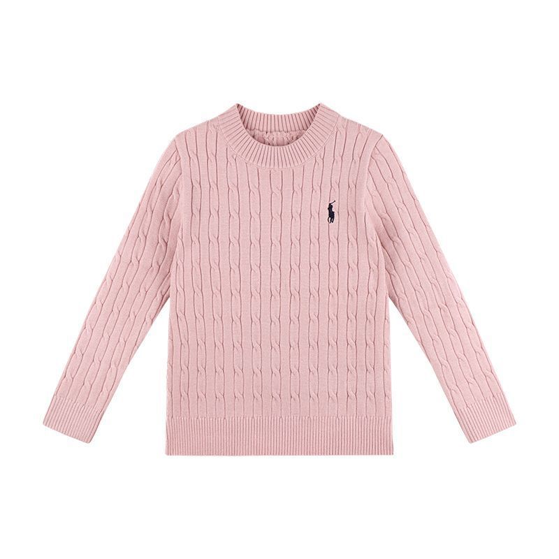Picture of Comfortable Soft and Waxy Girls' Bottoming Shirt 2025 New Autumn and Winter Kidsren's Pure Color Casual High-End Knitted Twist Sweater