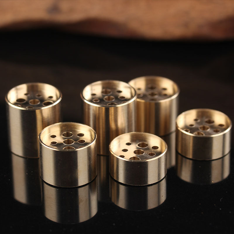 Picture of Brass incense holder incense holder incense holder small gourd incense mini nine-hole incense thread incense holder incense holder holder