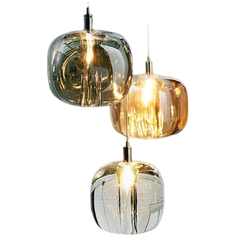 Post-modern Simple Three-head Chandelier Creative Bedroom Bedside Small Chandelier Personalized Bar Restaurant Light Luxury Crystal Lamp