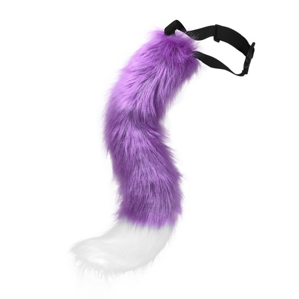 Picture of Halloween Amazon wish explosion simulation fox tail cosplay stuffed animal tail accessories can be concave shape