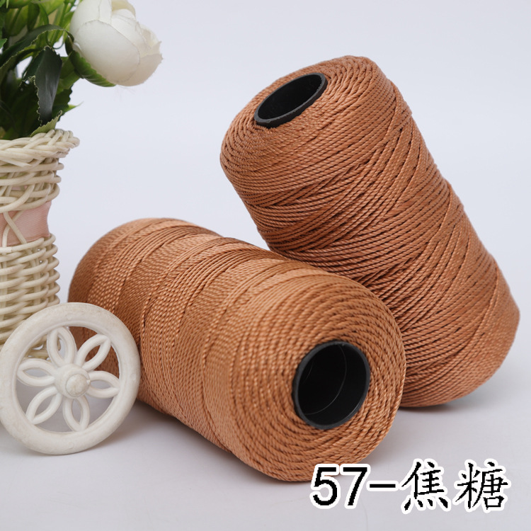 Picture of Three strands of nylon thread twine hook wire knitting hook hat shoes line car seat ice silk wool manufacturers wholesale