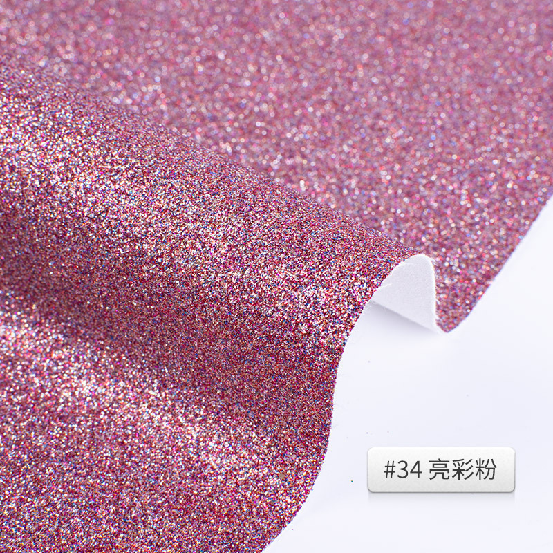 Picture of Glitter Cloth Pu Leather Fabric Glitter Christmas Glitter Sequin Textile Leather Glitter Clothing Accessories