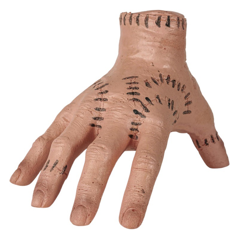 Cross-border Amazon Adams Wednesday palm broken hands ghost doll ornaments props Halloween in stock