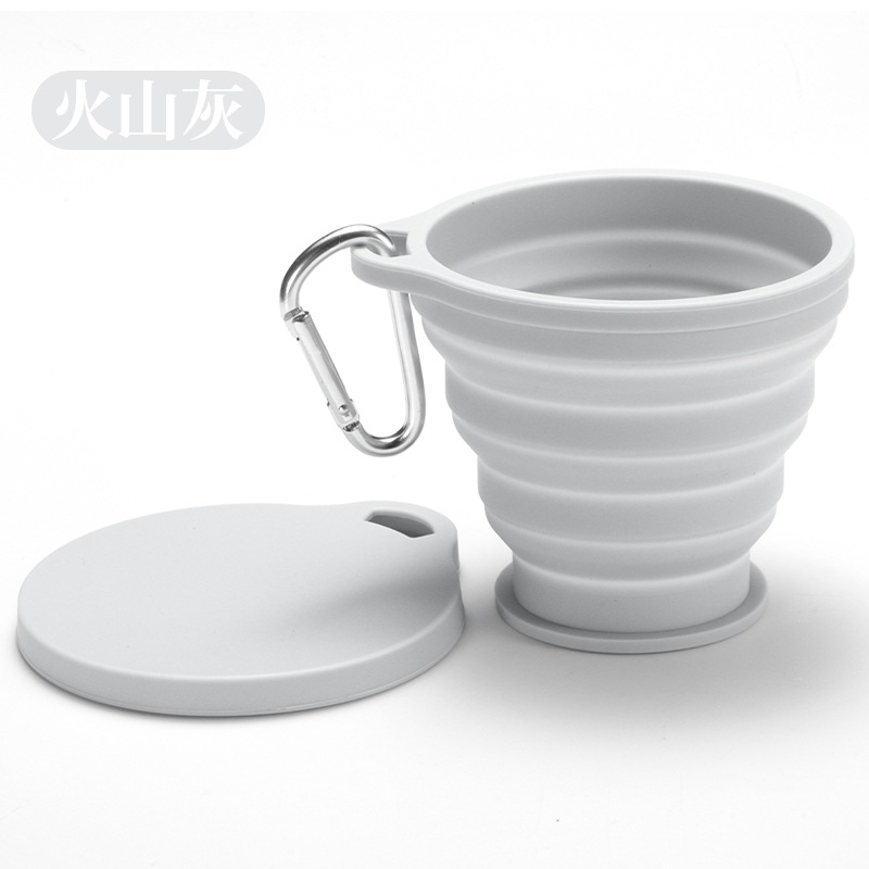Picture of Silicone Foldable Cup, Large Diameter 320ml, Round Portable Cup, Factory Direct Sales Silicone Foldable Cup