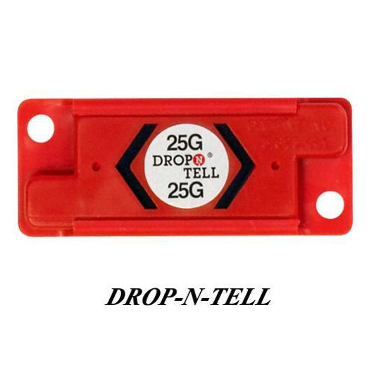 Picture of Wooden Box Shock-Proof Label Dropntell Shock and Color-Changing Logistics Transport Monitoring Label Express Anti-Collision Label