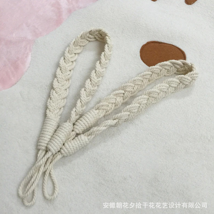 Picture of New Product Recommendation: Hand-Woven Curtain Decorative Straps, Master Bedroom Door Curtain Fixed Braided Straps, Room Gauze Curtain Elastic Straps
