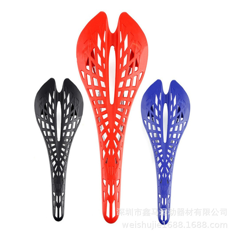 In stock spider web hollow cushion mountain bike dead car seat cushion breathable ventilation car riding accessories