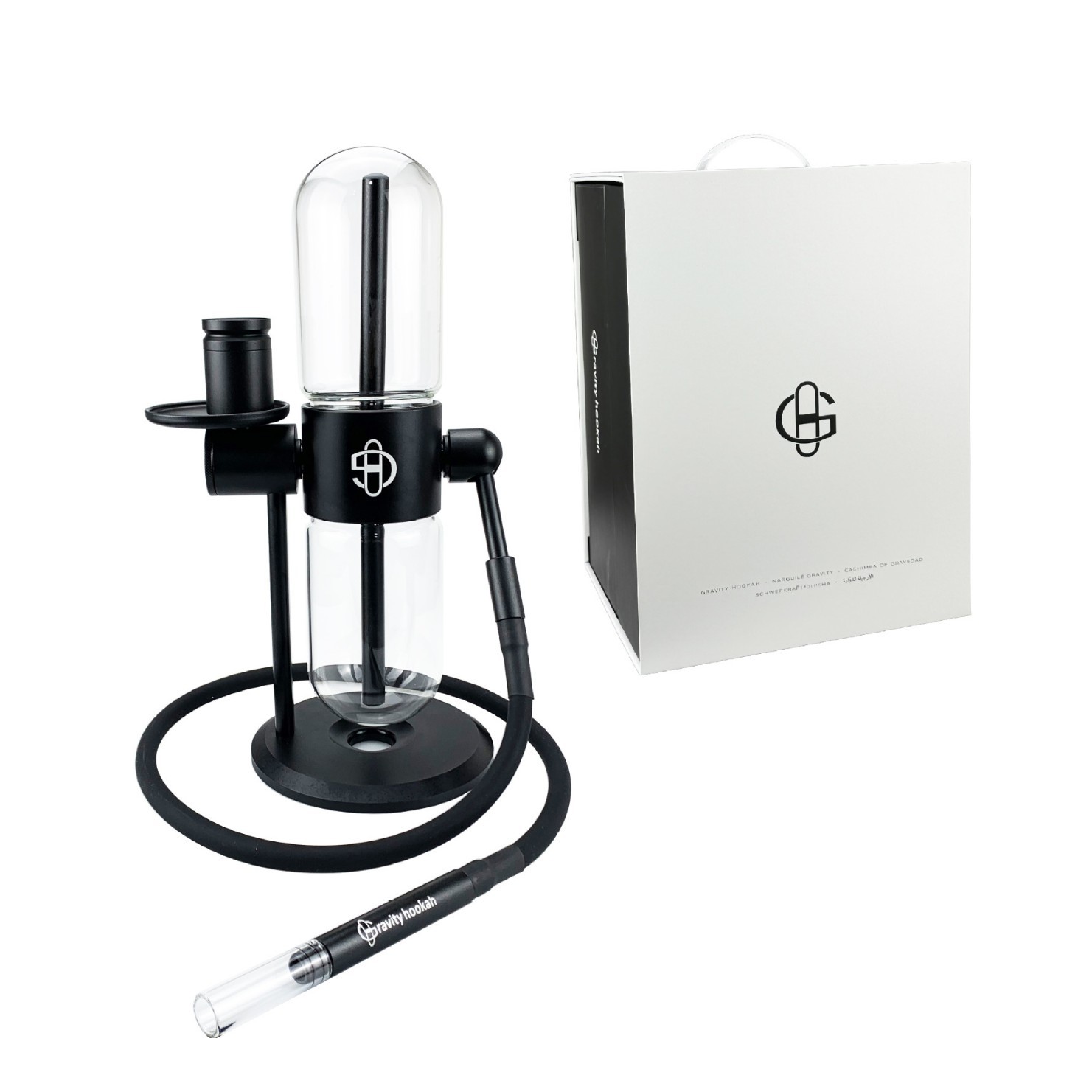 Bobtr New Cross-Border New Product Double Force Rotating Hookah Complete Set Original Shipped Ready-Made Hookah