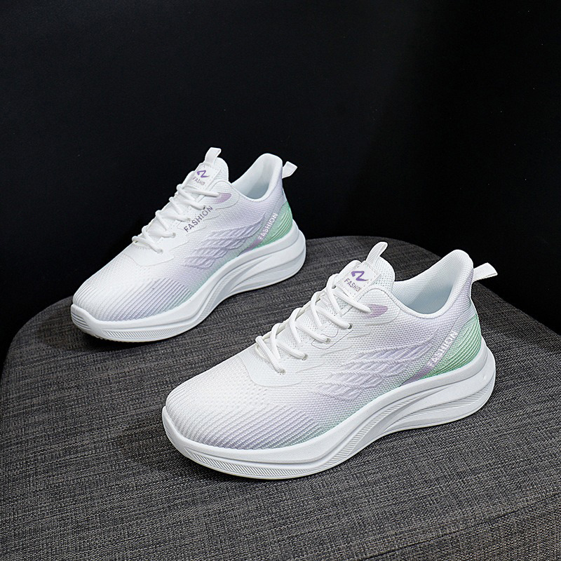 Picture of Spring 2025 New Korean Breathable Flying Weaver Shoes Ins Trendy Students Running sneaker Casual Shoes Cross Border