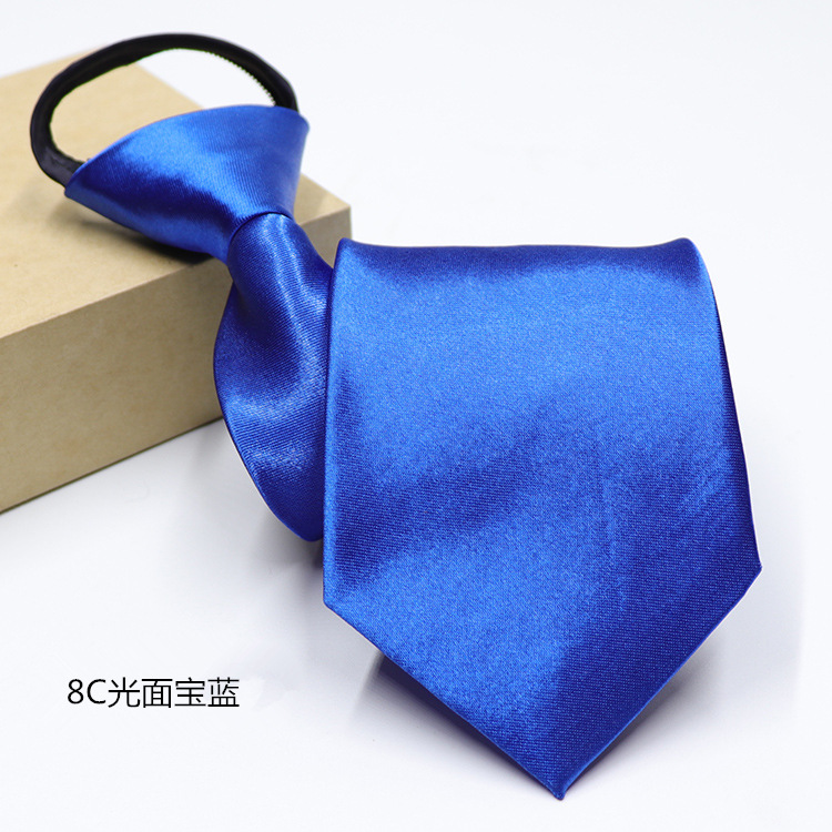 Picture of Men's Easy-To-Pull Casual Zipper Tie New Korean Style Professional Formal Wear Convenient Lazy Tie Ready for Sale