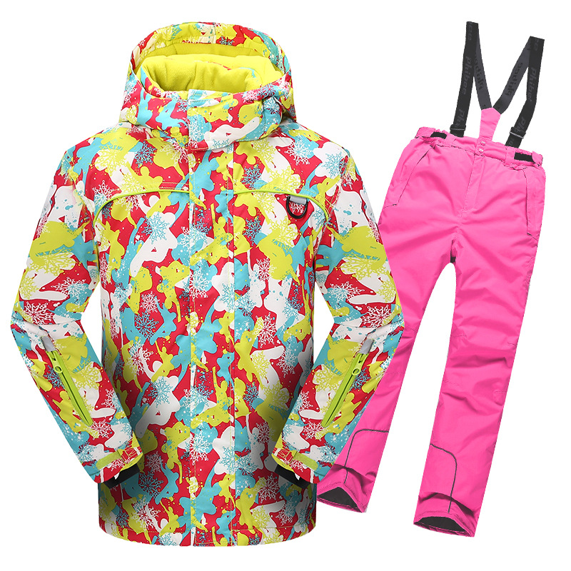Picture of Cross-border e-commerce Phoebe Elephant Children's Ski Suit Warm Jacket Outdoor Thickened Waterproof for Boys and Girls