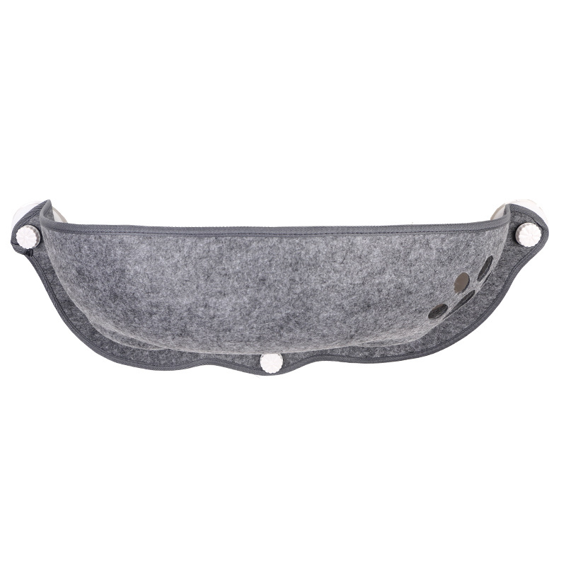 Picture of Cross-Border Suction Cup Moon Cat Bed Hammock Hanging Glass Felt Cat Bed Semi-Circular Cat Bed for Cats to Sunbathe