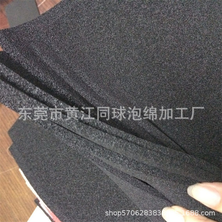 Manufacturer customized Lycra fabric black perforated diving material shoe material bag SBR composite fabric CR sponge
