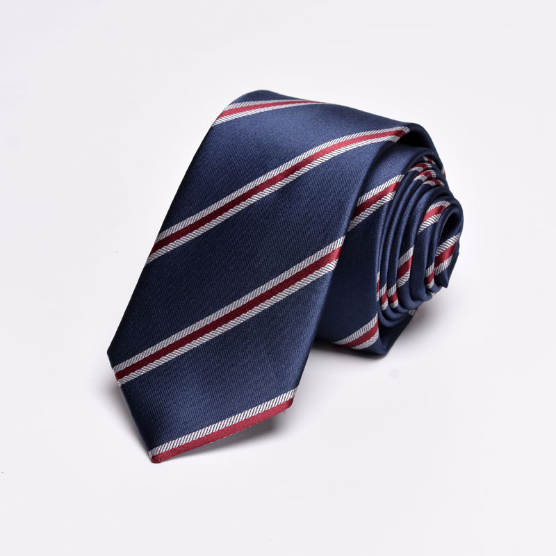 Picture of Tie High-grade 6cm Jacquard Stripesd Red Black Blue Hand-tied Paragraph Hand-tied Wedding Year Green Factory Wholesale