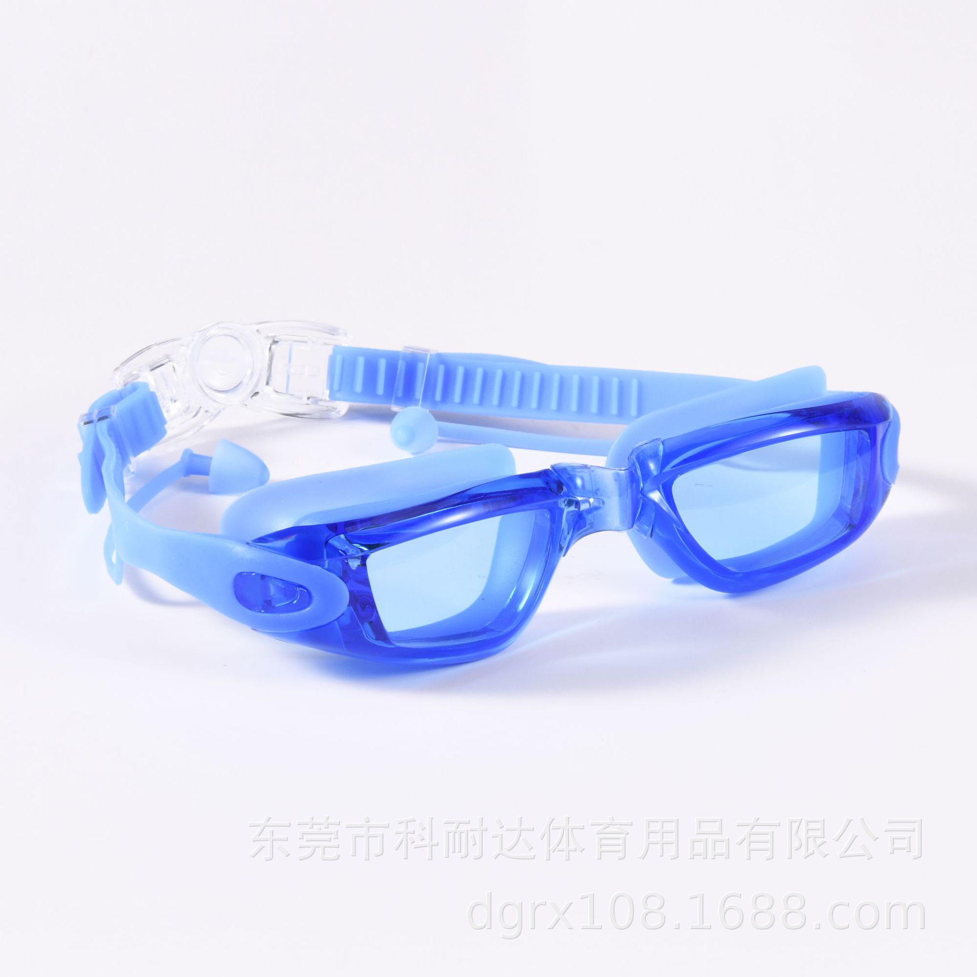 Picture of Swimming Goggles Wholesale Waterproof Anti-fog HD Flat Light Myopia Adult Swimming Glasses Large Frame Swimming Goggles