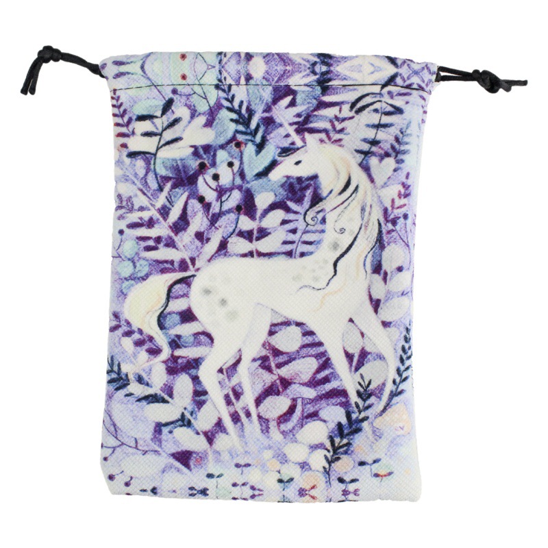 13x 18cm Tarot Bag New Color Animal Printed Flannel Bag Christmas Gift Jewelry Bundle Pocket Storage