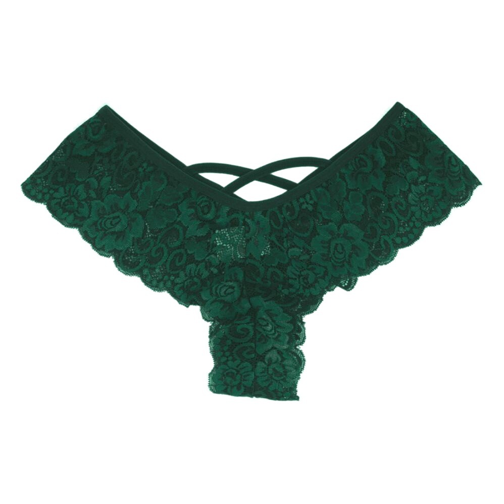 Jingchun European and American Foreign Trade Sexy Full Lace Thong Large Size Fat Girl Export T Pants Hot Women's Underwear