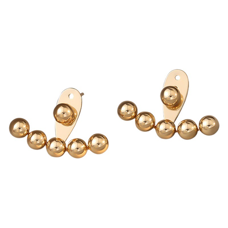 Xiyin Cross-border Earrings Female Niche Design High-grade Light Luxury Color-free Earrings Summer New Fashionable Earrings Jewelry