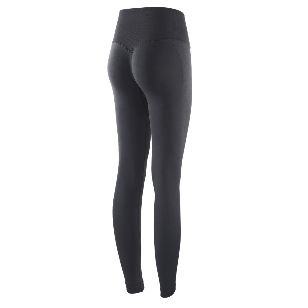 Picture of 2022 Internet Popular Autumn and Winter Seamless Kaka Peach Solid Color Hip-lifting Fitness Pants High Waist Sports Tight Yoga Pants for Women