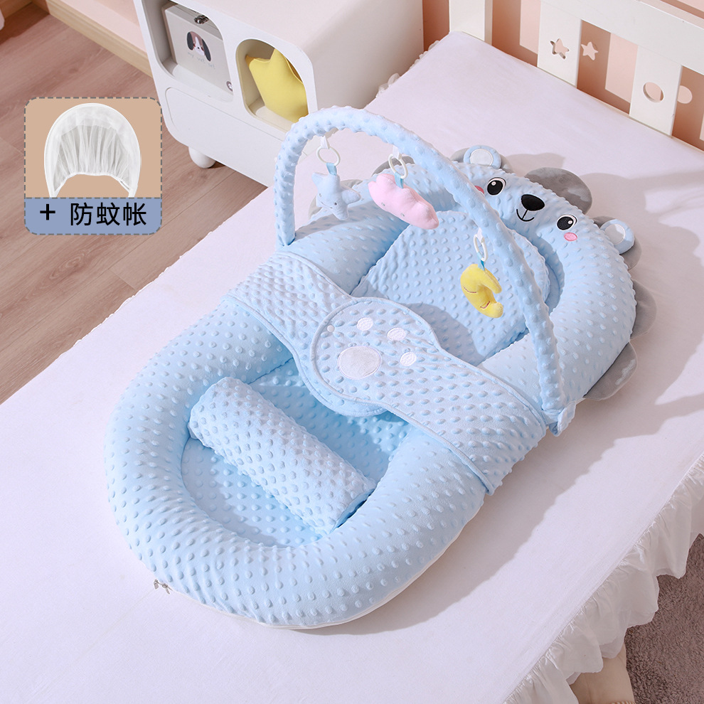 Picture of Bed-in-bed baby newborn baby anti-startling soothing bed slope sleeping mat bionic landing wake up to coax sleep artifact