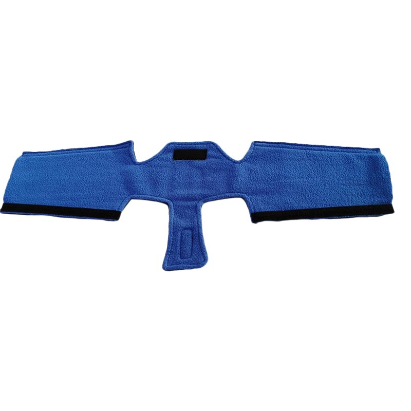 Cross-Border Double-Layer Suede Headband Strap Protective Pad with Headband Sheath Pressure Reducing Belt Mask Tube Headband with Neck Protector