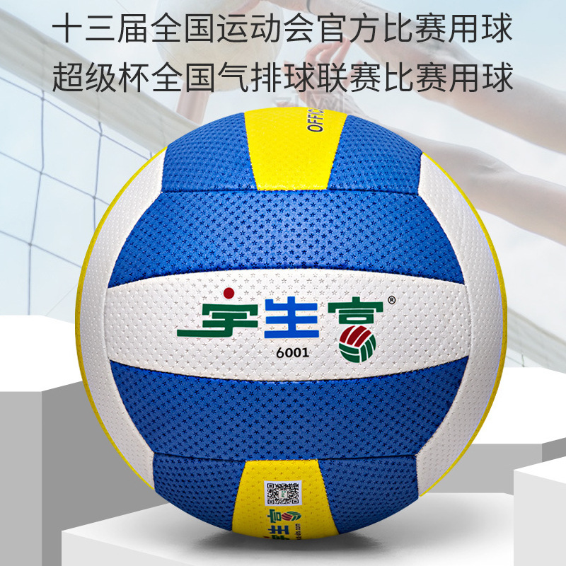 Picture of Yushengfu Special Volleyball Air Volleyball 6001 High School Entrance Exam No. 7 Air Volleyball for Students and Middle-Aged and Elderly No. 90095 Sports