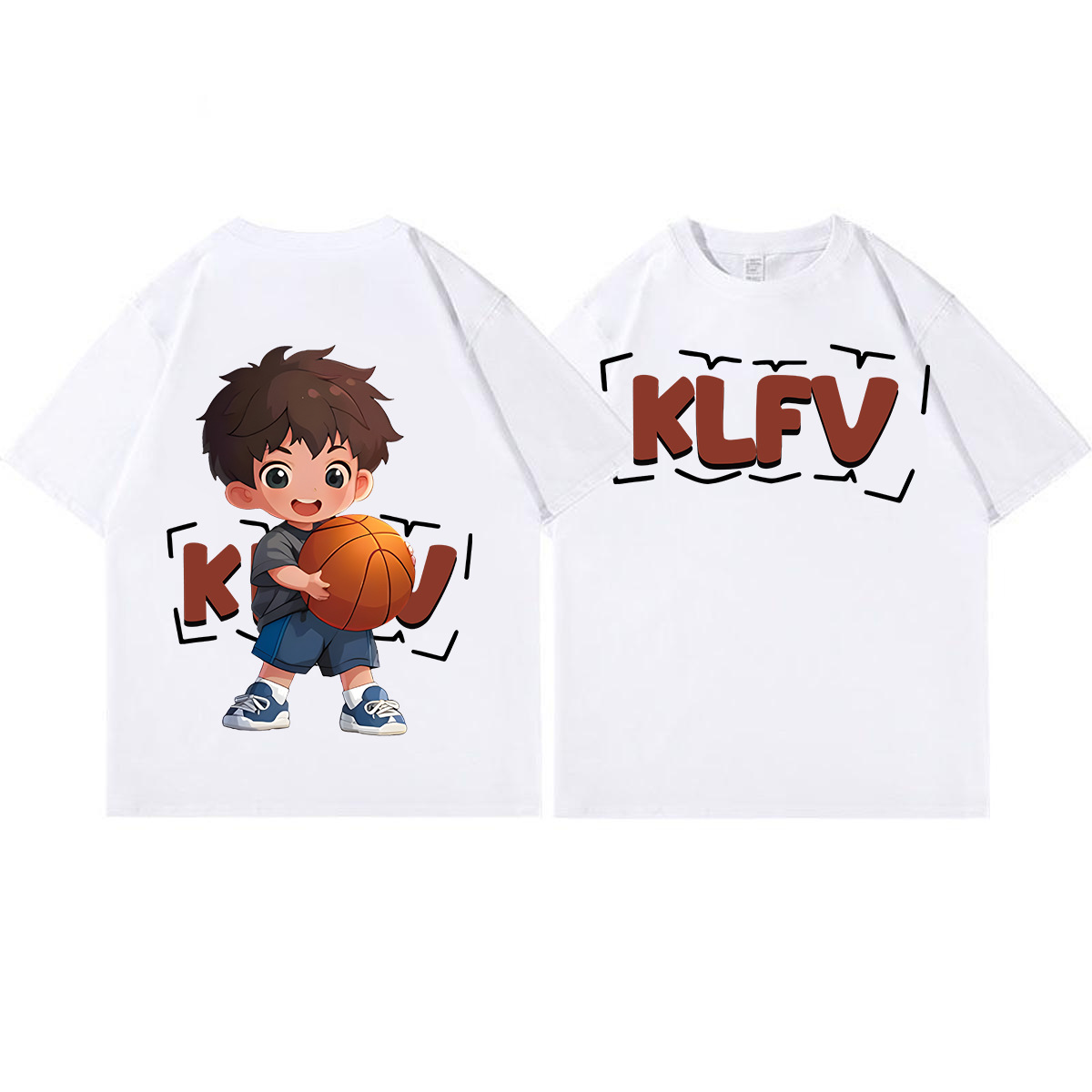 Picture of Fried Street Foreign Style Children's Wear Boy's T-shirt Short Sleeve Summer Children's Middle and Big Boy's Top Half Sleeve Summer Fashionable Ins