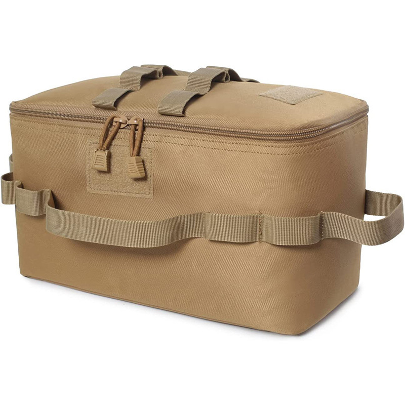 Picture of Outdoor Camping Bag Tableware Picnic Storage Bag Military Fan Outdoor Multi-Functional Storage Bag Portable Folding Handbag