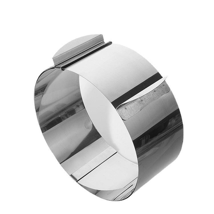 Picture of Stainless Steel stainless steel mousse ring 6-12 inch retractable adjustable baking tool cake ring round mousse ring