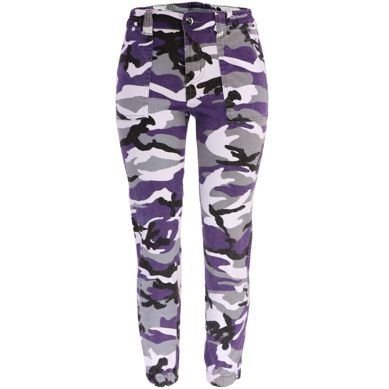 Picture of 2025 Autumn and Winter European and American Cross-Border New Women's Camouflage Workwear Hip-Hop Casual Pants Street Loose Denim Pants