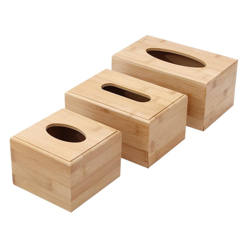 Creative Advertising Paper Box with Printed Logo Hotel Restaurant Napkin Box Simple Desktop Storage Box Bamboo Tissue Box