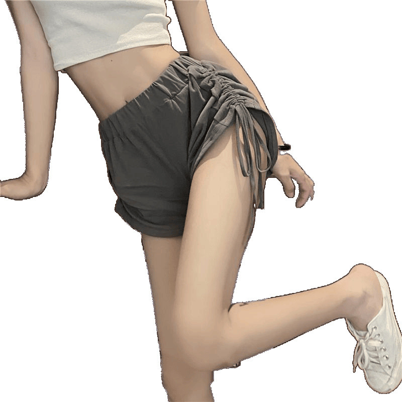 Shorts Royal Sister Style Pants Women's Summer Sexy Drawstring Casual Sports Thin Hot Girl Hot Pants Aliexpress Dark Gray No