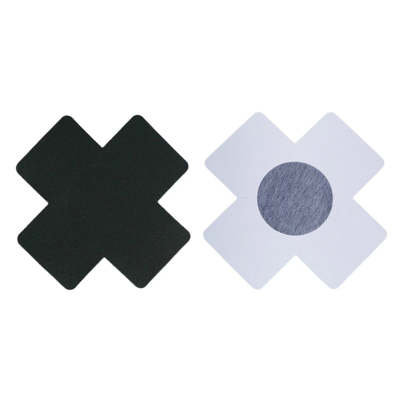 Beauty breast stickers X-shaped SM chest stickers Siré cloth sexy chest stickers fun cross disposable breast stickers