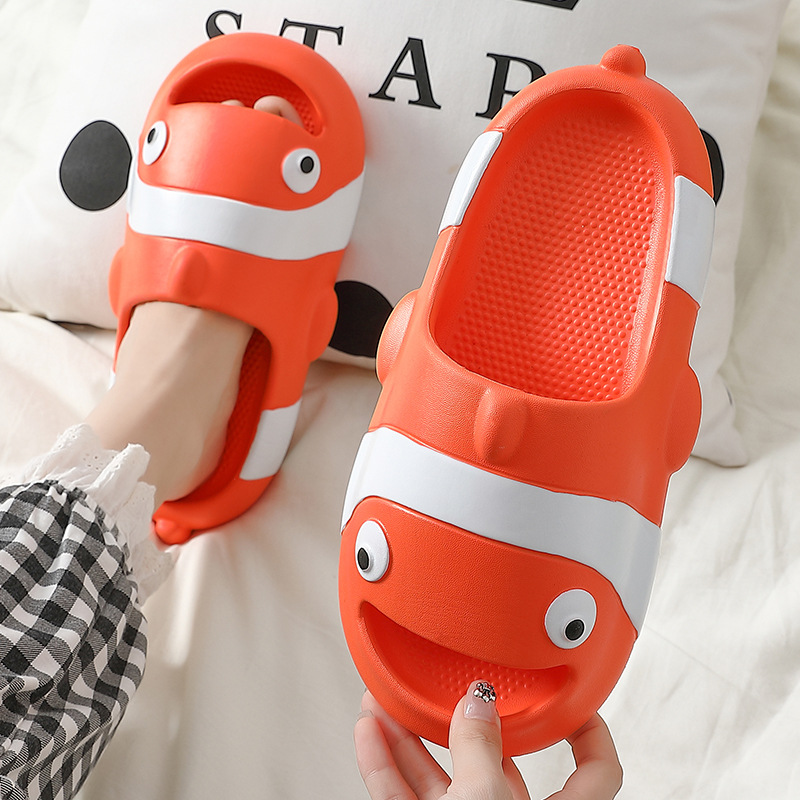 Picture of Slip-on Slippers Women's Summer Indoor Home Thick Bottom Household Bathroom Bath Non-slip Slippers Men's Wholesale