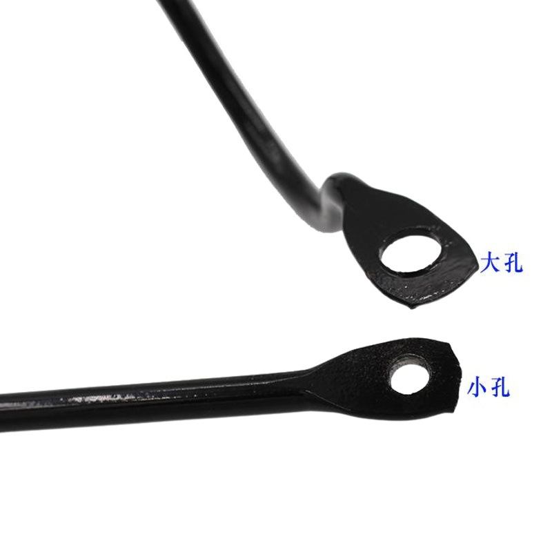 Mountain bike solid steel shelf bicycle shelf rear hanger disc brake manned integrated welding riding equipment
