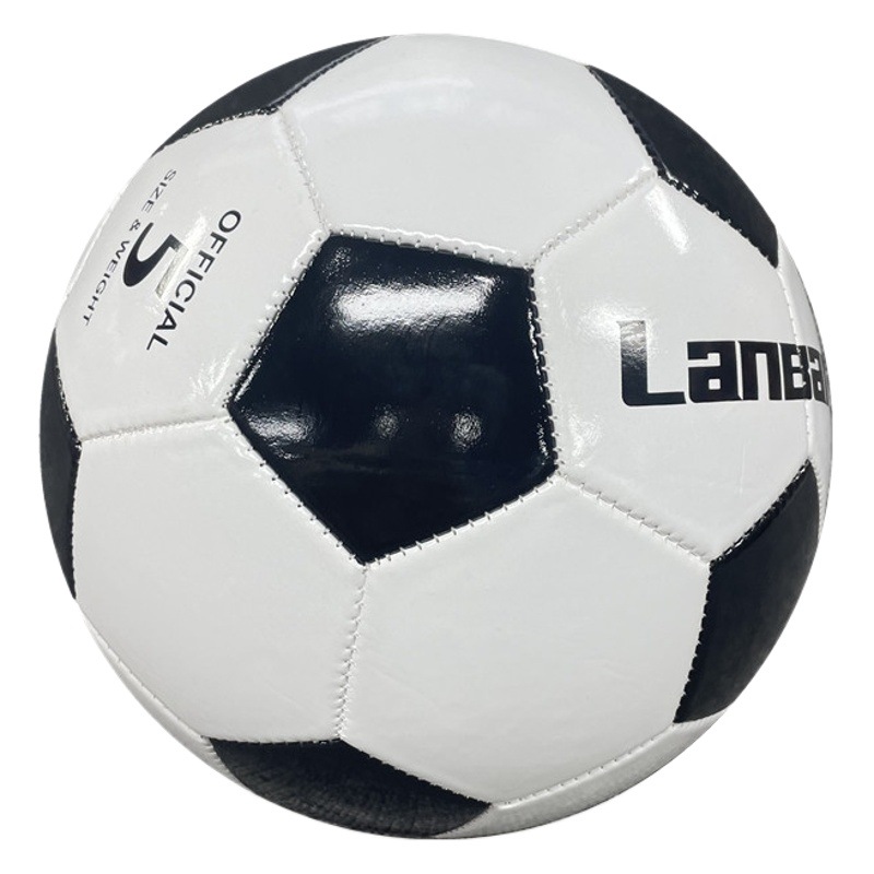 Blue Bang LB519PVC5 Black and White Football Machine Sewing No.4 Primary School Students Use Ball School Morning Exercise Use Ball to Train Football