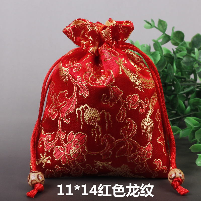 Picture of Osmanthus sachet sachet pendant antique Chinese brocade high-grade sachet empty bag bag bag wholesale 11*14